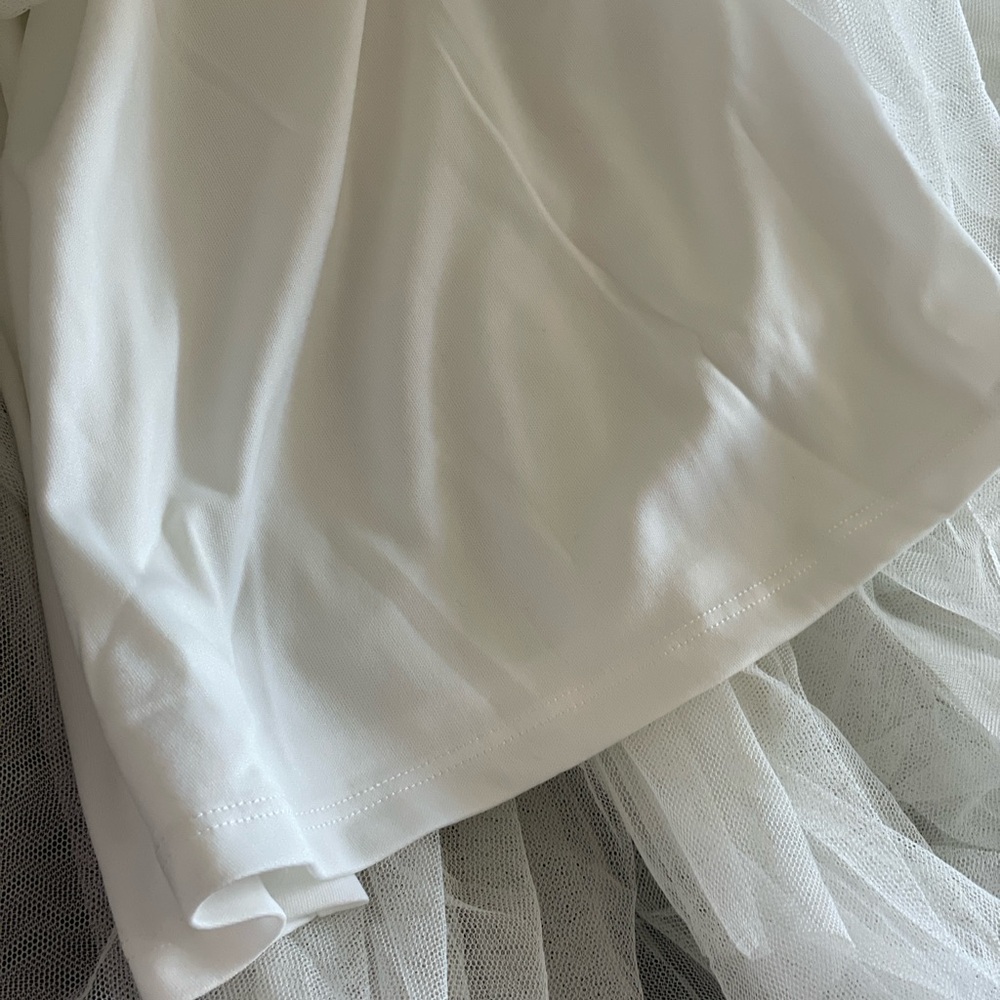 NWT White and shine Sleeveless Dress/ girl size 12 - Picture 6 of 7